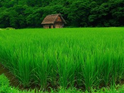 Long-grain green rice, China export